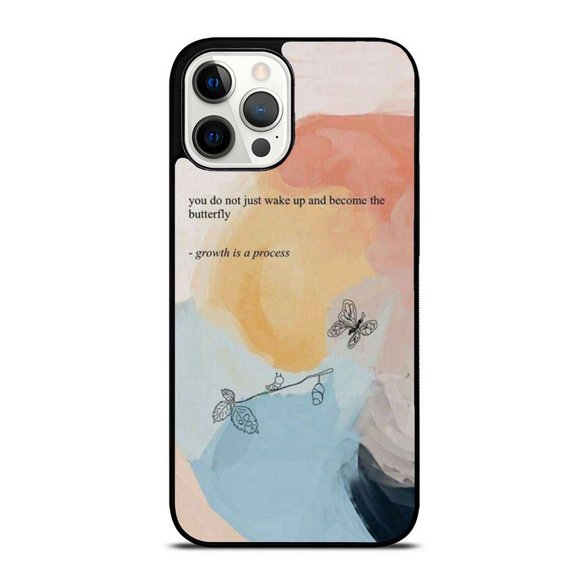 Growth Is A Process - Motivational Positivity Quote iPhone Case - Picture 1 of 1